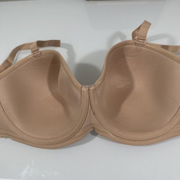 NEW $76 Wacoal [ 34G US ] Red Carpet Convertible Strapless Bra brush tan nude‎ - Picture 10 of 11